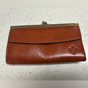 Brown leather Patricia Nash Wallet